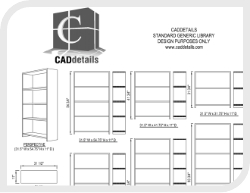 CADdetails CAD Drawing Preview of Bookshelf