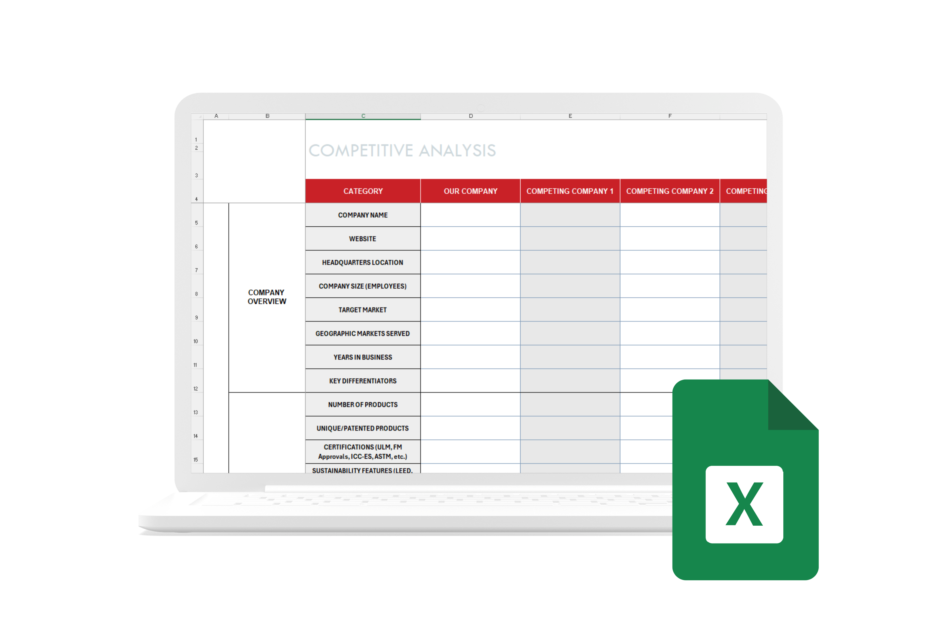Competitor Analysis Template
