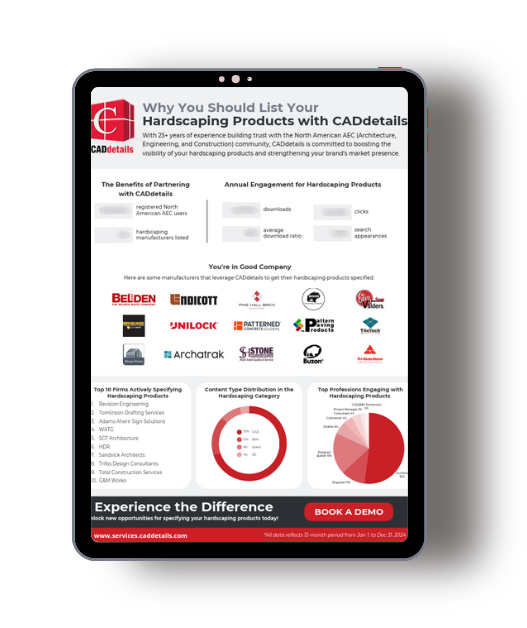 hardscaping products one-pager