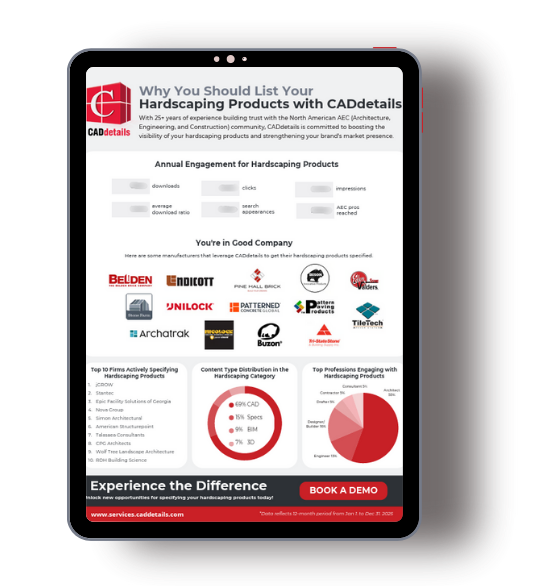 hardscaping products one-pager