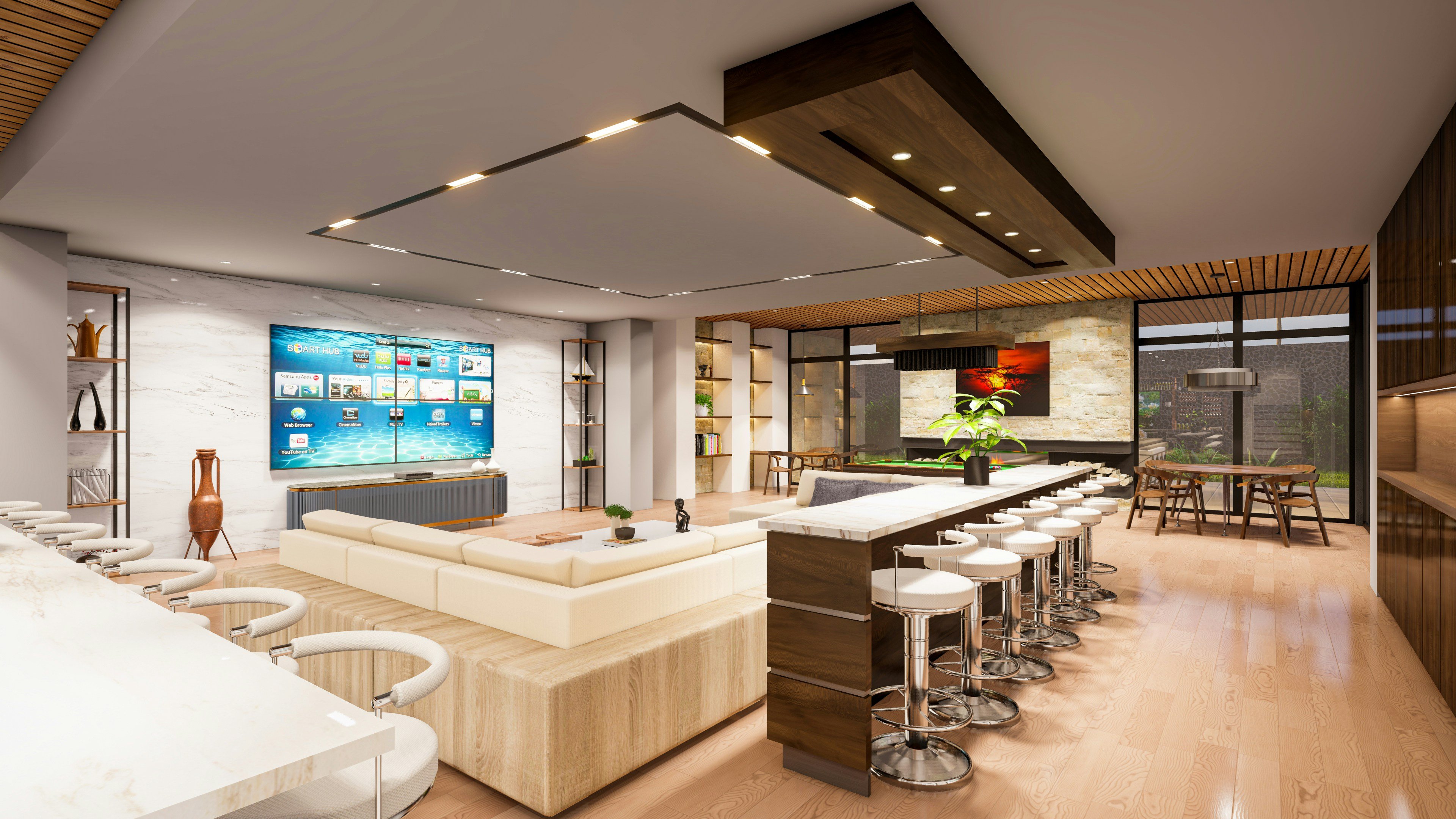 Luxury home interior